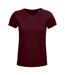 SOLS Womens/Ladies Crusader Organic T-Shirt (Burgundy) - UTPC4842