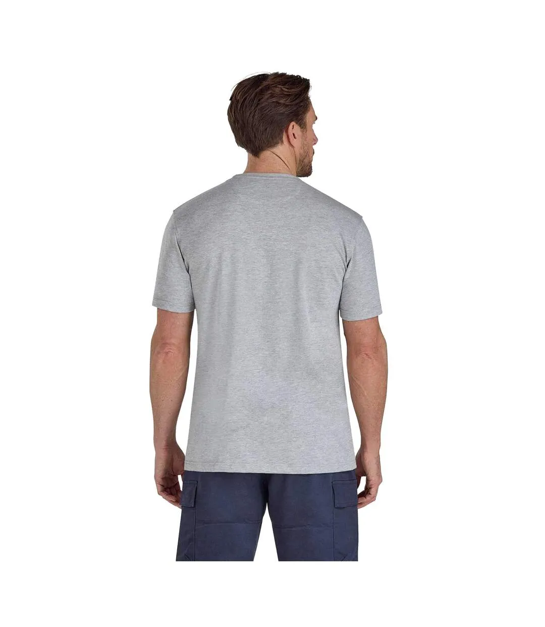 T-shirt Motif/style Taureau Homme Gris Chiné Raging Bull-3