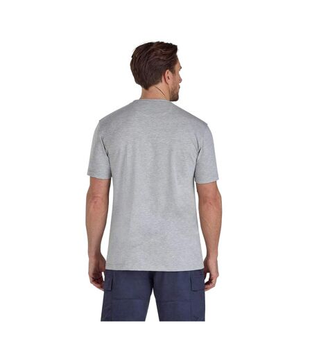 T-shirt Motif/style Taureau Homme Gris Chiné Raging Bull