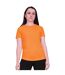 Casual Classics Womens/Ladies Original Tech T-Shirt (Cyber Orange) - UTAB630