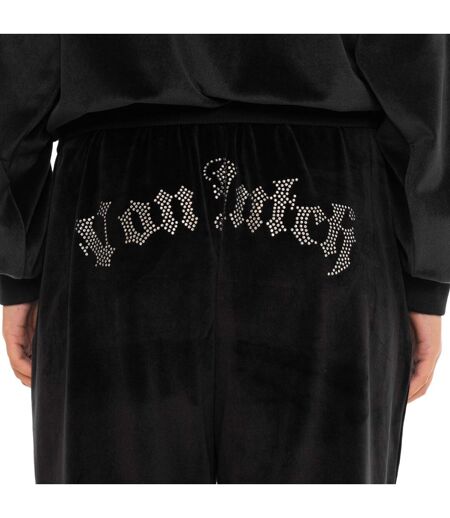Pantalon de jogging femme envelours avec poches et strass Velvet Vondutch