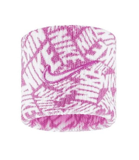 Bracelet Style Swoosh Classic Taille Unique Rose Blanc Nike