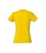 Clique Womens/Ladies Plain T-Shirt (Lemon)