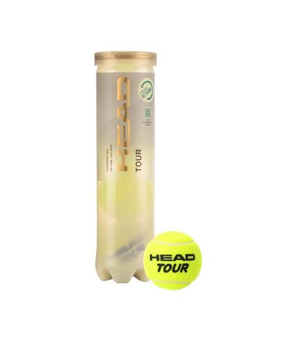 Head Tour Tennis Balls (Pack Of 4) (Yellow) (One Size) - UTCS1456