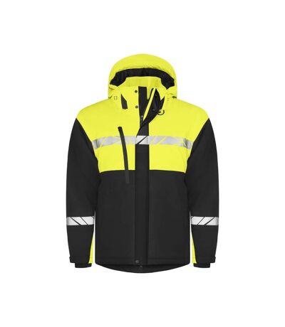 Doudoune Softshell Progression Homme Noir Jaune Projob