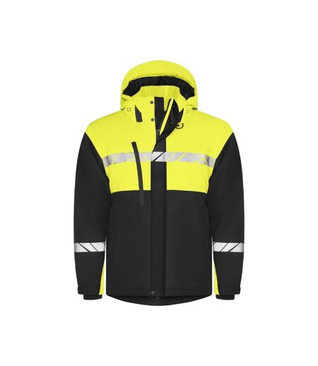 Doudoune Softshell Progression Homme Noir Jaune Projob