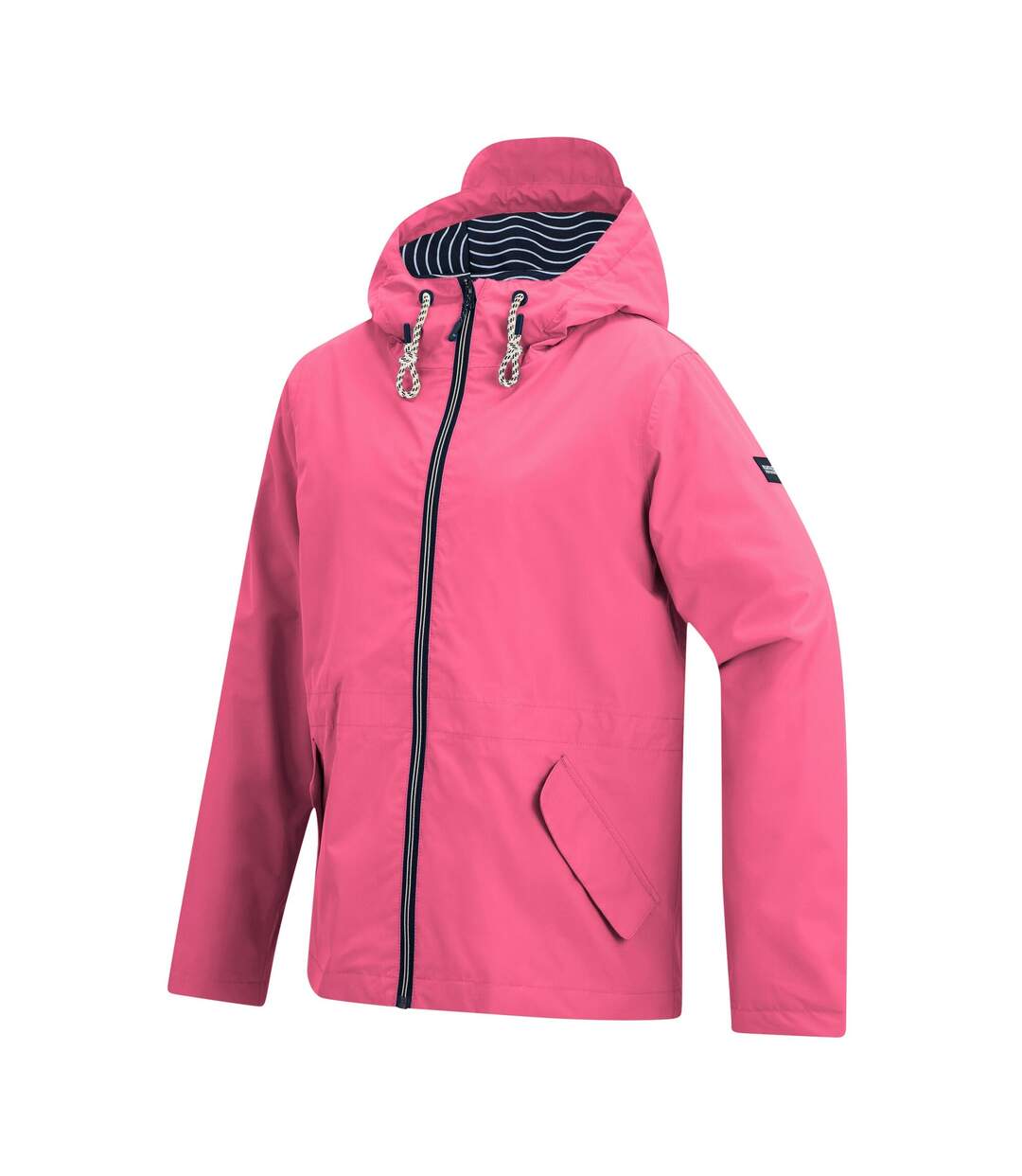 Womens/ladies Bayletta Grid Distress Waterproof Jacket Pink Lemonade Regatta-3