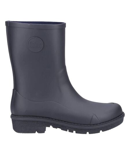 Womens/ladies wonderwelly short wellington boots midnight navy FitFlop