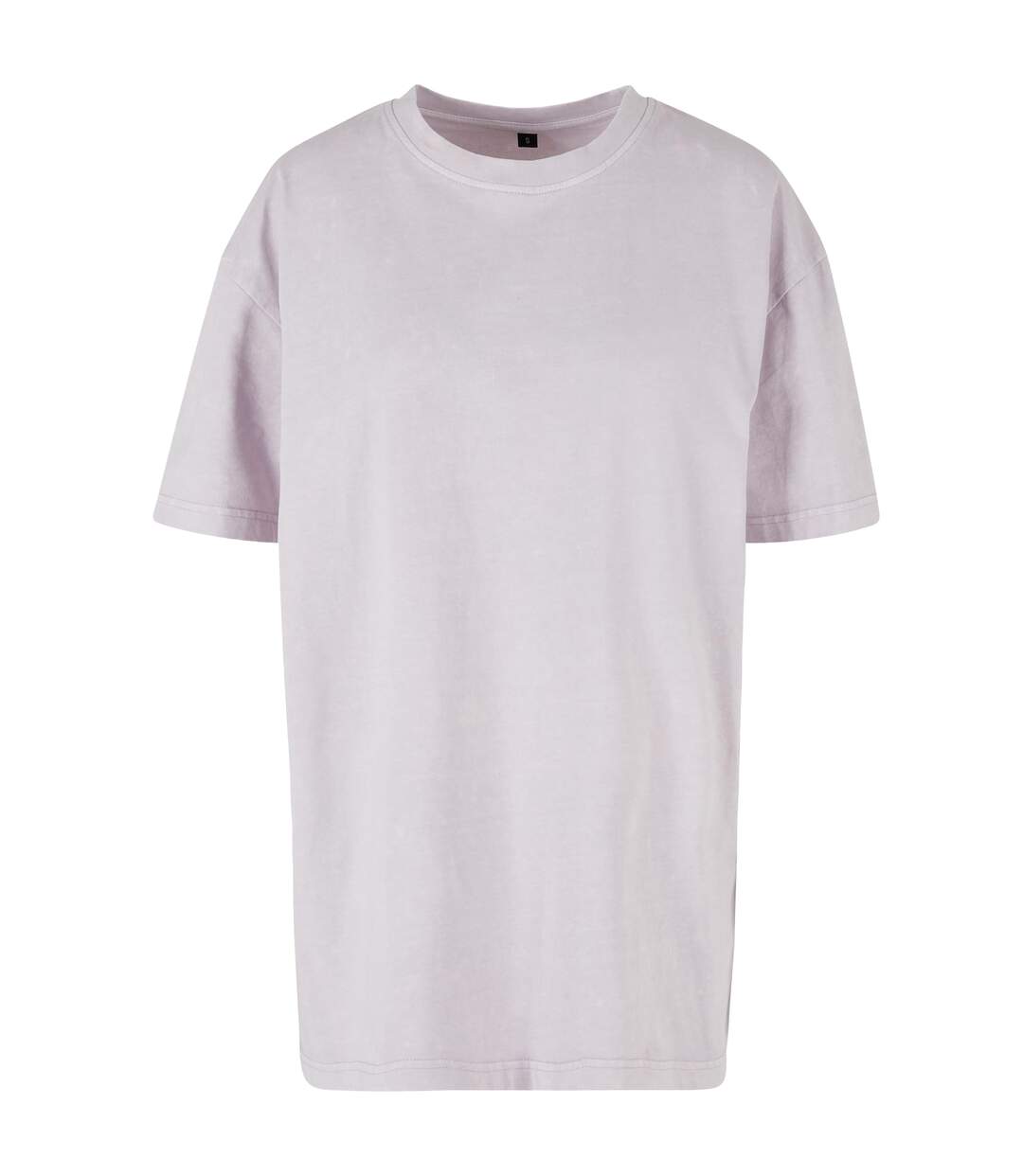 T-shirt Surdimensionné À Délavage Acide Femmes/ladies Lilas Doux Build Your Brand-1