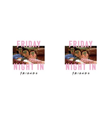 Friends Friday Night In Mug (White/Pink/Brown) (One Size)