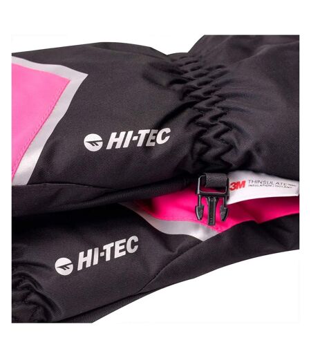 Gants De Ski Baixa Femme Noir Rose Hi-Tec