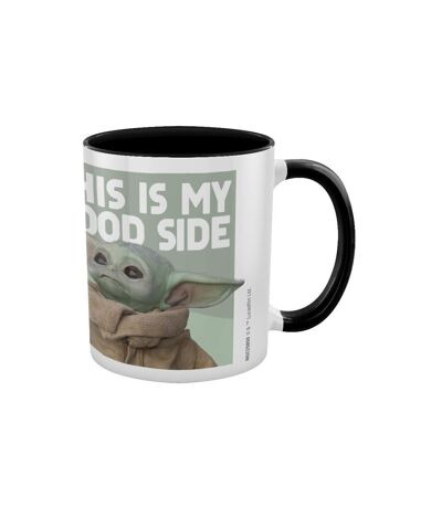 Star Wars: The Mandalorian This Is My Good Side Mug (White/Black) (One Size) - UTPM1075