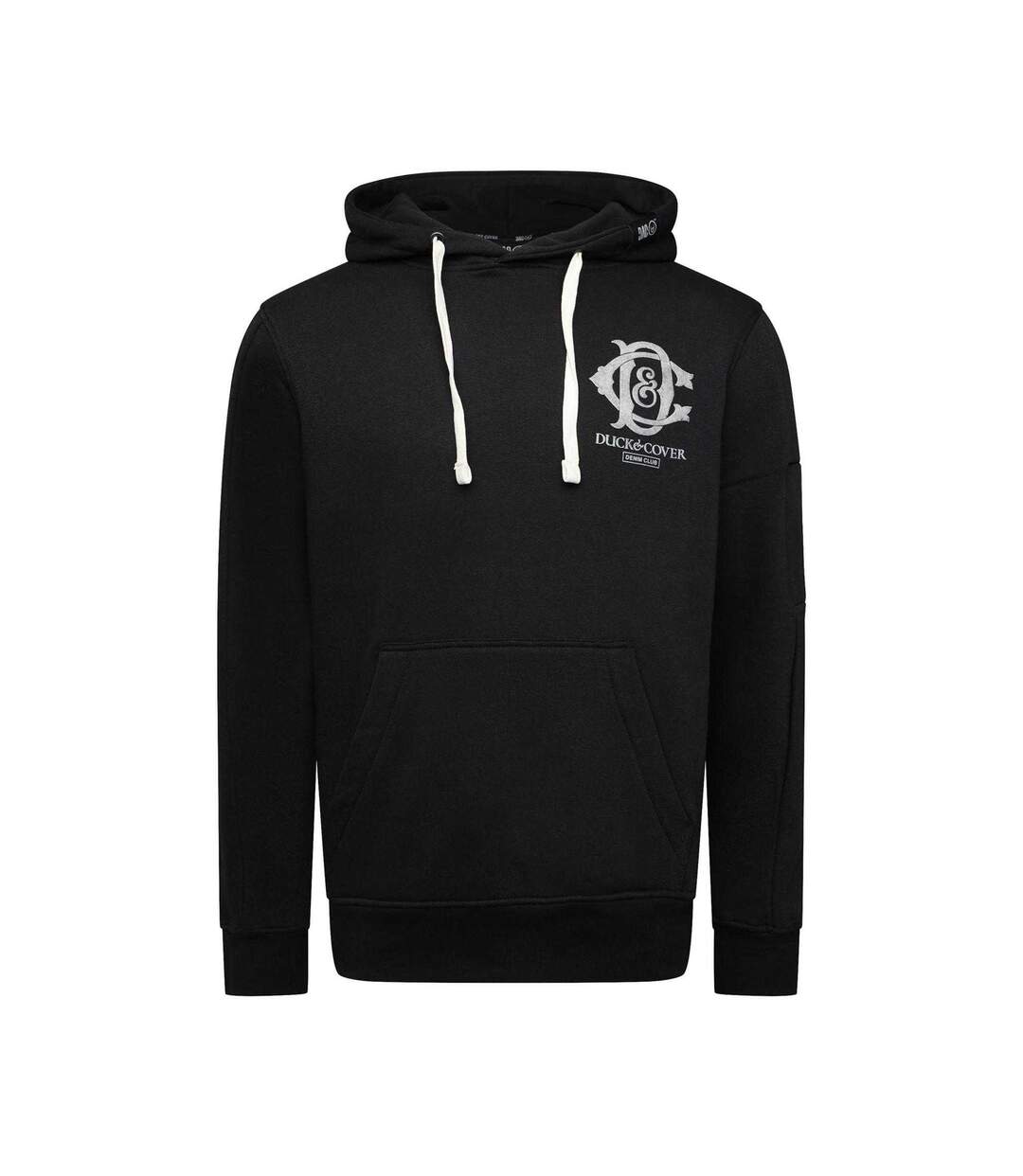 Mens Randolph Hoodie Black Duck And Cover-1