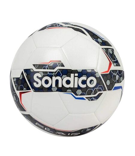 Ballon De Foot Flair Taille 5 Blanc Noir Sondico