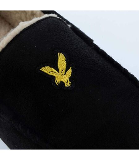Mens Aspen Moccasin Slippers Black Lyle & Scott
