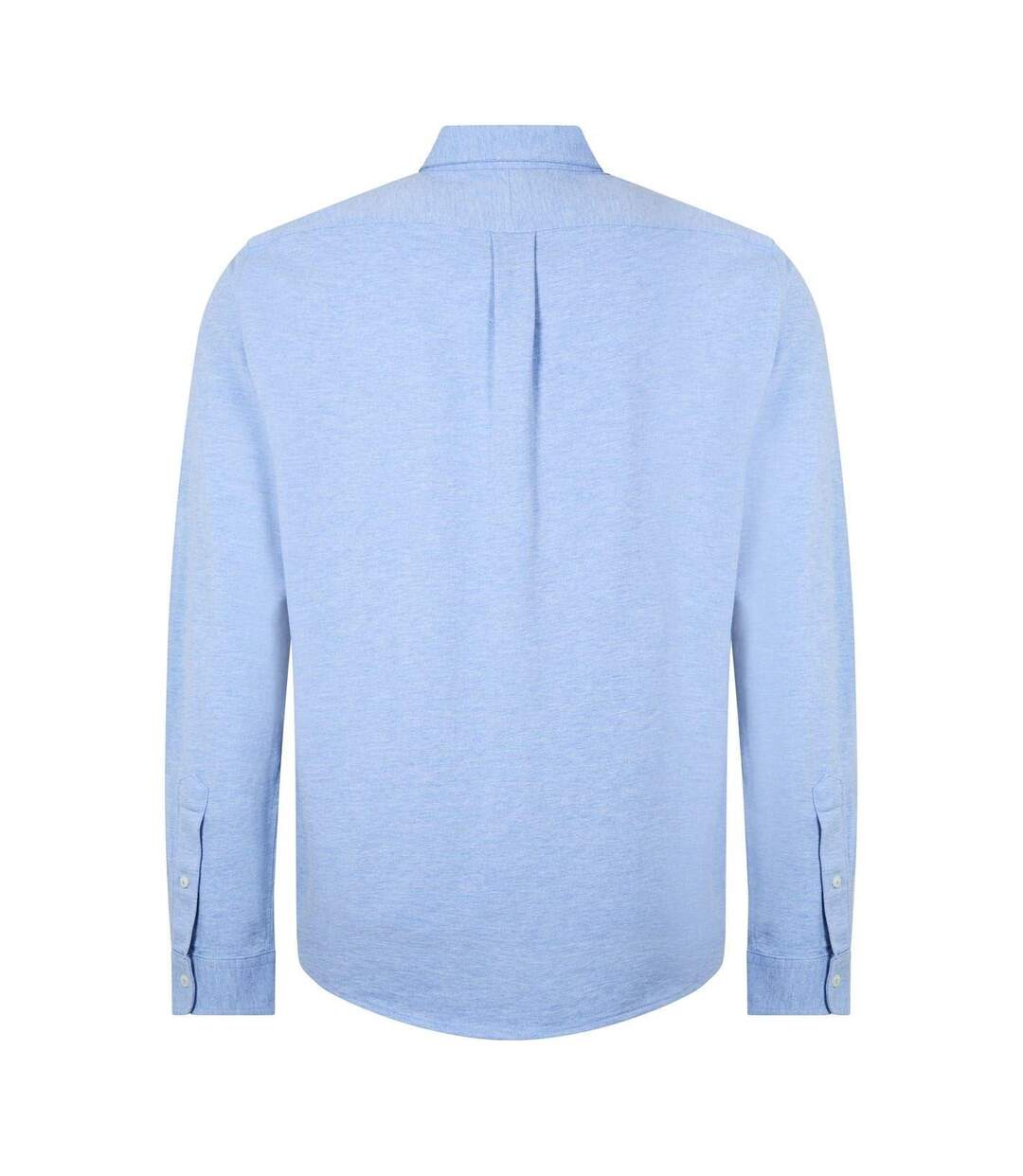Mens Premium Cotton Button-down Shirt Blue Heather Ralph Lauren-2