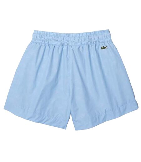 Womens/ladies Monogram Shorts Blue Lacoste