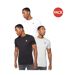 Pack of 3  Mens myer t-shirt  multicoloured Henleys