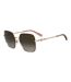 Lunettes De Soleil Motif/style Rectangulaire Moscsun Femme Taille Unique Bordeaux Moschino-1