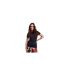 Womens/ladies Plain Slim T-shirt Navy Ted Baker-1