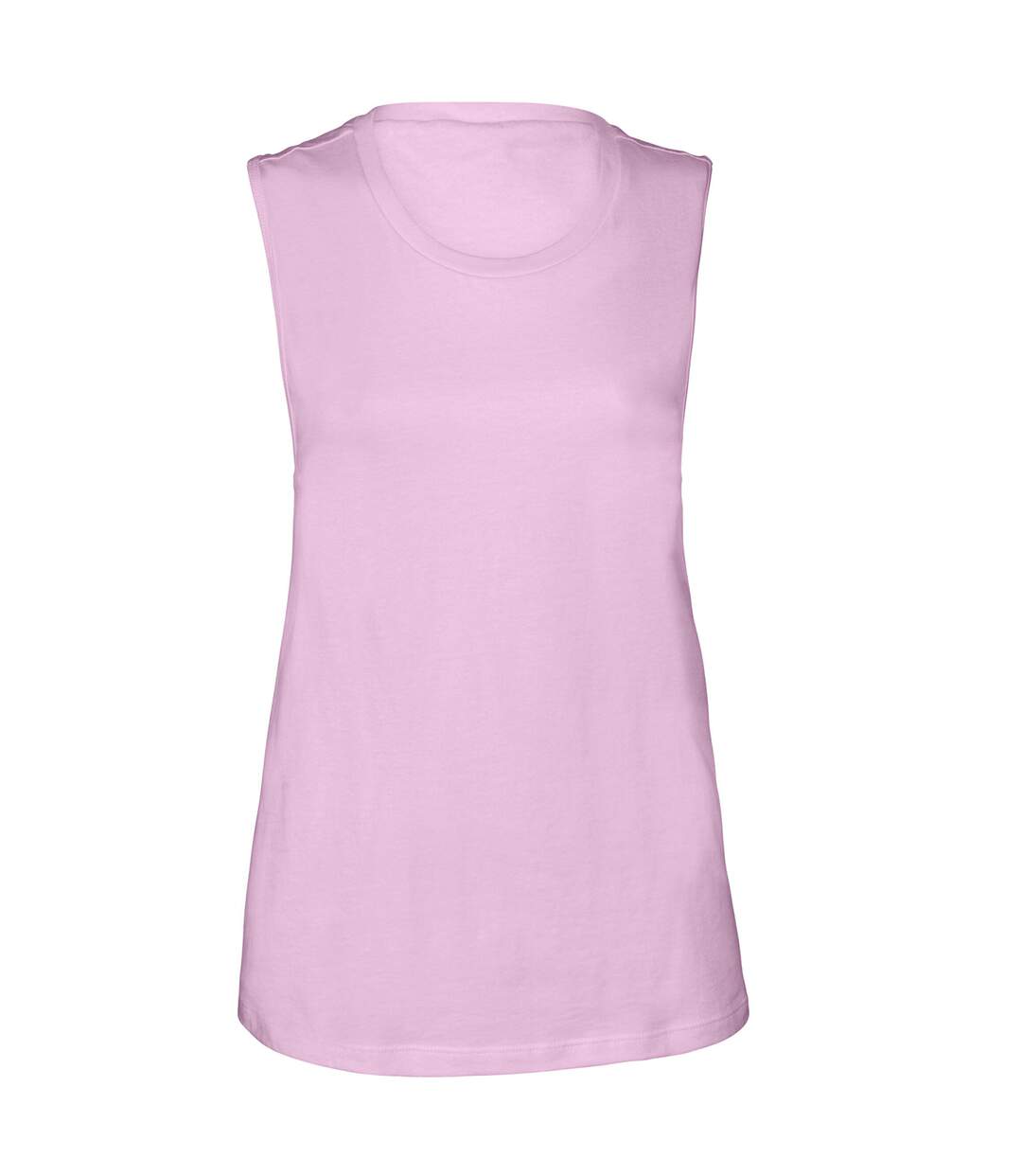 Womens/ladies muscle jersey tank top lilac Bella + Canvas