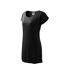 Robe Décontractée Motif/style Uni Love Femme Noir Malfini-3
