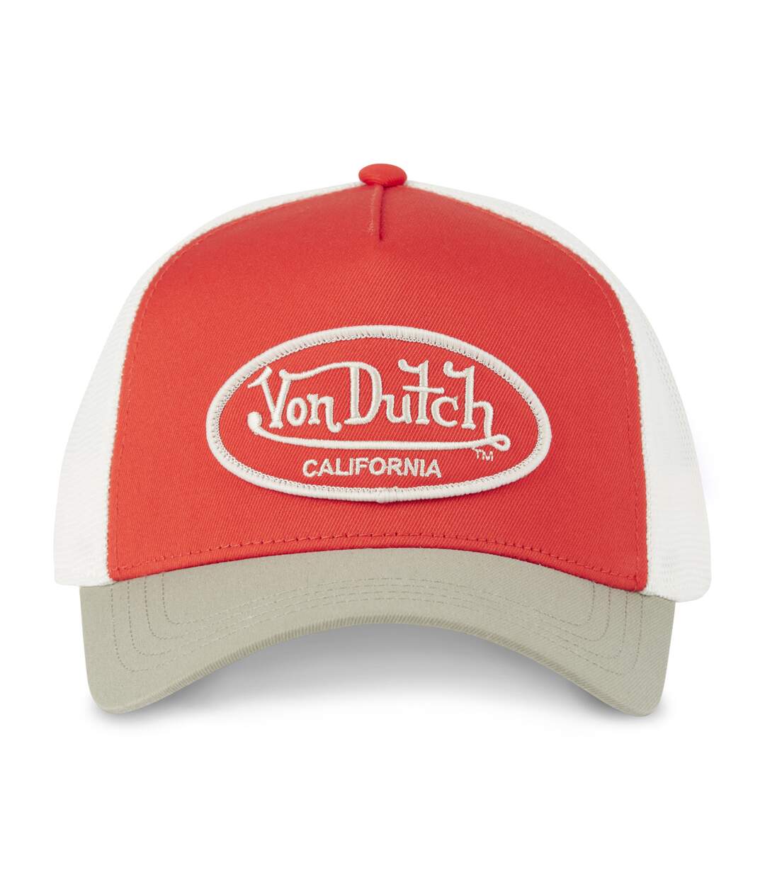 Casquette trucker avec filet et broderie Poly Vondutch-2