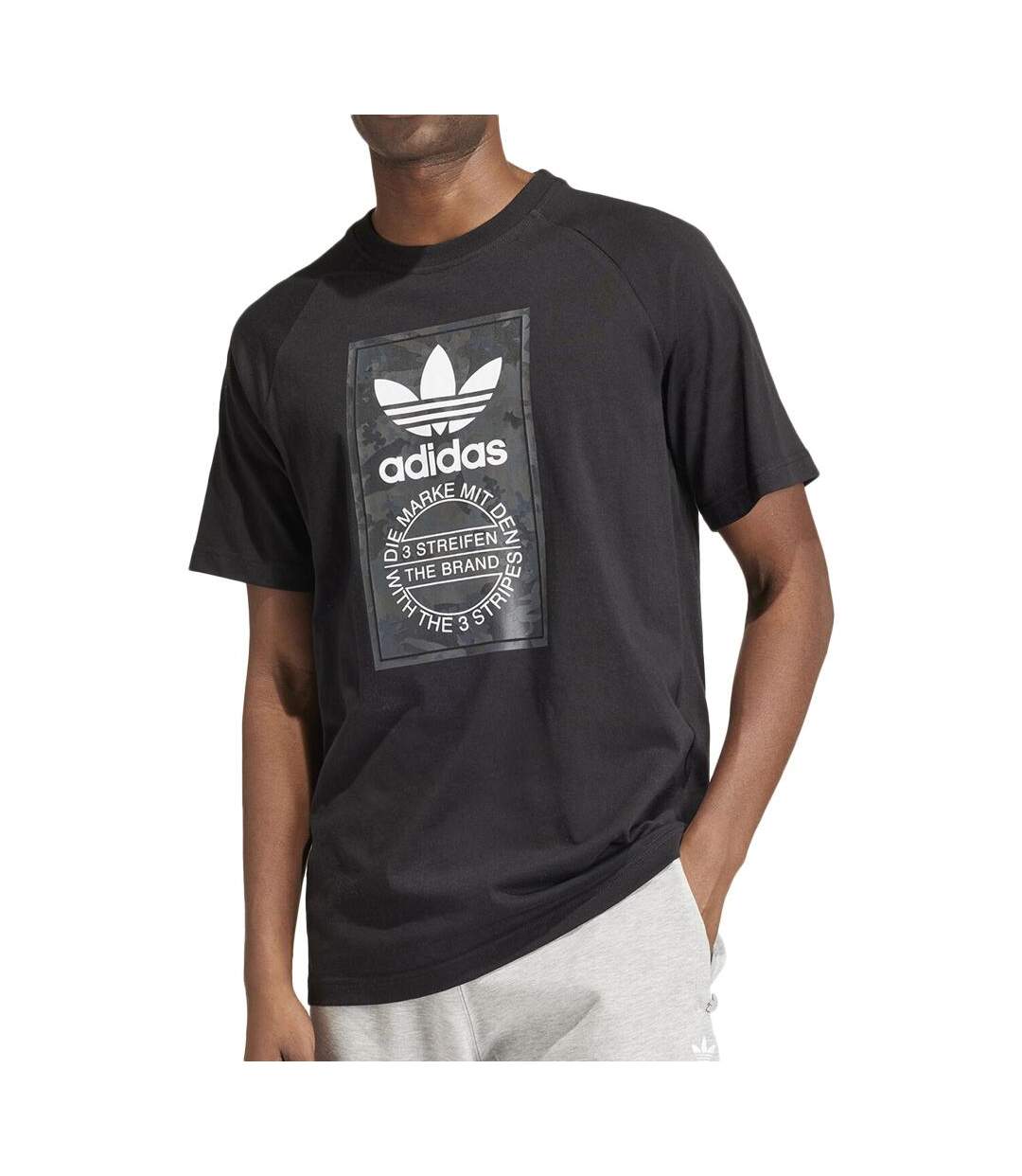 T-shirt Noir Homme Adidas IS0236 - L-1