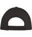 Casquette de baseball buzz unisexe gris foncé SOLS