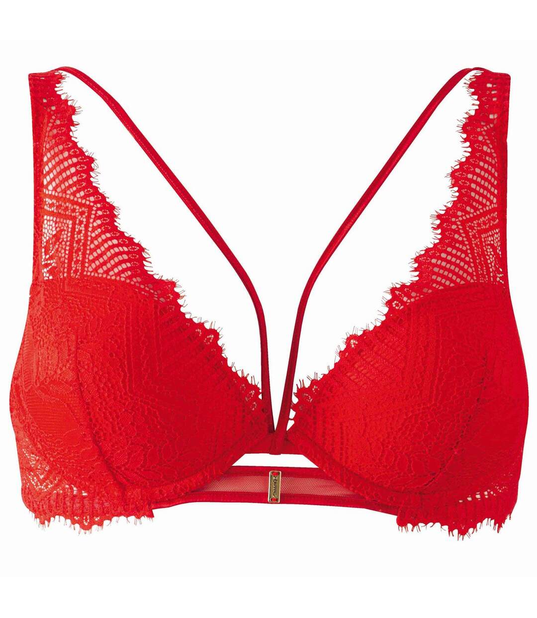 Soutien-gorge ampliforme coque moulée rouge Sophia