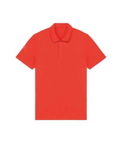 Native Spirit Mens Jersey Polo Shirt (Paprika Red) - UTPC5113