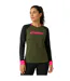 Body Manches Longues Raglan Femme Vert Mousse Dynafit-4