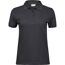 Polo femme gris foncé Tee Jays-1