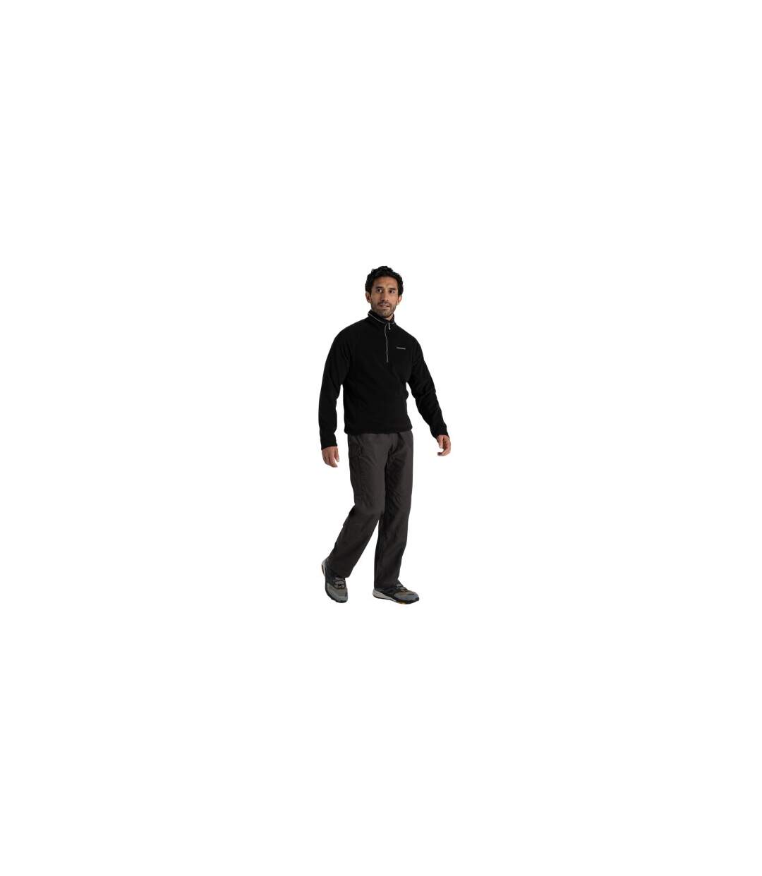 Pantalon Décontracté À Taille Haute Semi-élastiquée Kiwi Classic Homme Marron Gris Craghoppers-1