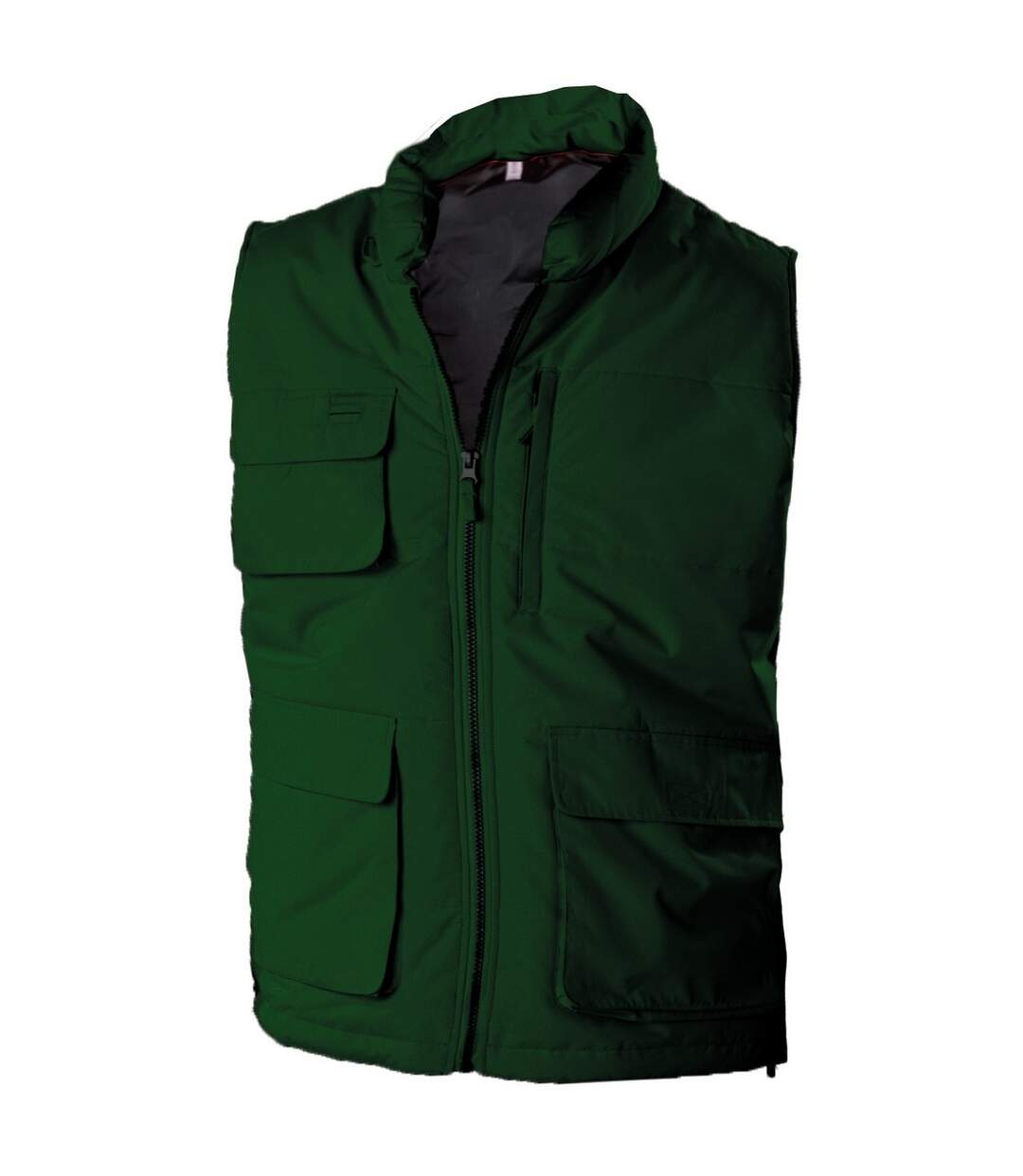 Kariban Mens Quilted Full Zip Bodywarmer/Gilet (Forest Green)