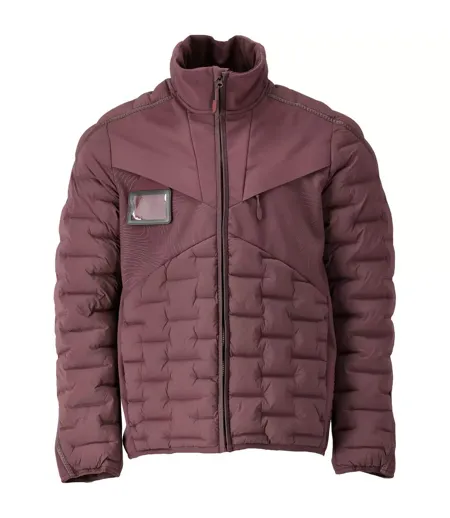 Mens Customised Quilted Jacket Bordeaux Mascot
