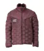 Mens Customised Quilted Jacket Bordeaux Mascot-1