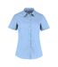 Kustom Kit Womens/Ladies Short Sleeve Tailored Poplin Shirt (Light Blue) - UTPC3073
