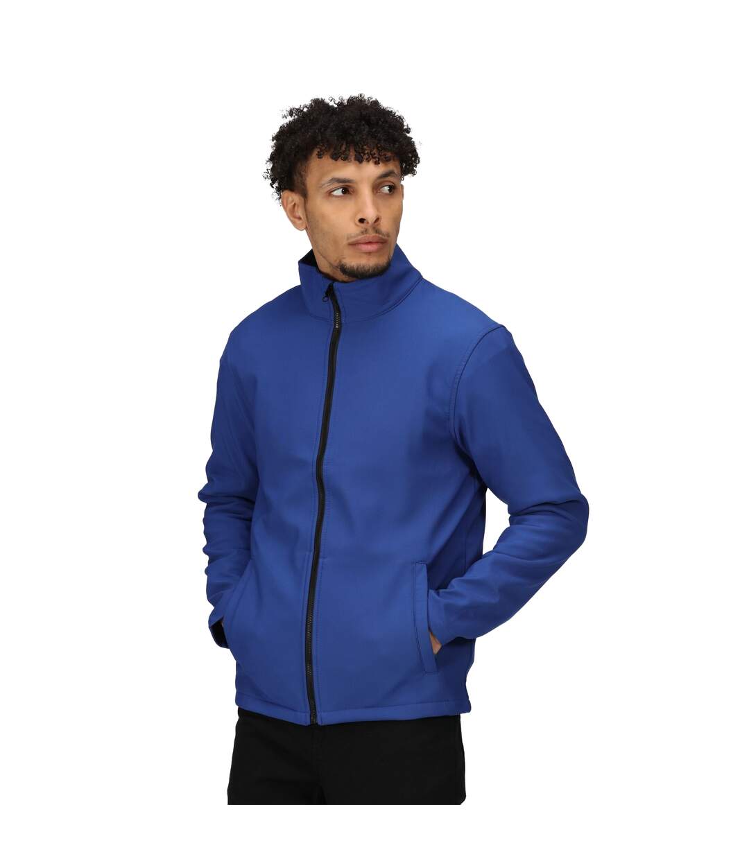 Regatta Mens Ablaze Printable Softshell Jacket (Royal Blue/Black) - UTRG3560-3