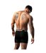 Pack Of 3  Mens Plain Bamboo Boxer Shorts  Black BEAST-2