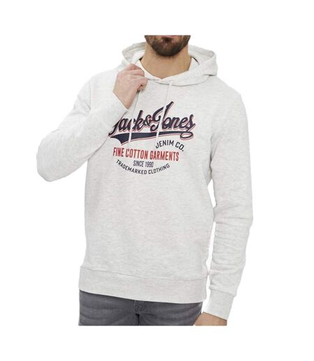 Sweat à capuche Blanc Homme Jack & Jones Logo - M