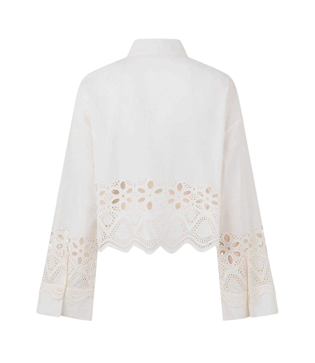 Womens/ladies Sophia Cotton Blouse Gardenia Edited-3