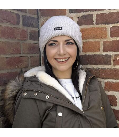 Ladies 3M Thinsulate Lined Chenille Thermal Beanie Hat & Gloves Set