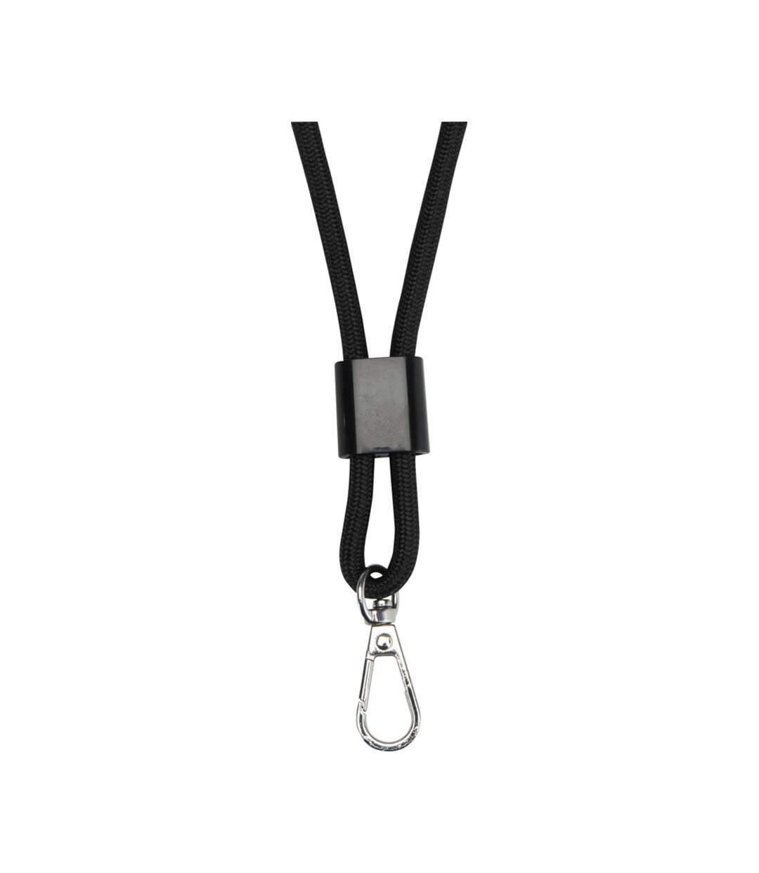 Recycled Adjustable Phone Holder Lanyard Black Unbranded-3