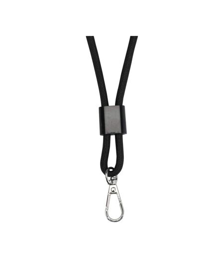 Recycled Adjustable Phone Holder Lanyard Black Unbranded