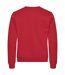 Unisex Adult Miami Round Neck Sweatshirt Red Clique-2