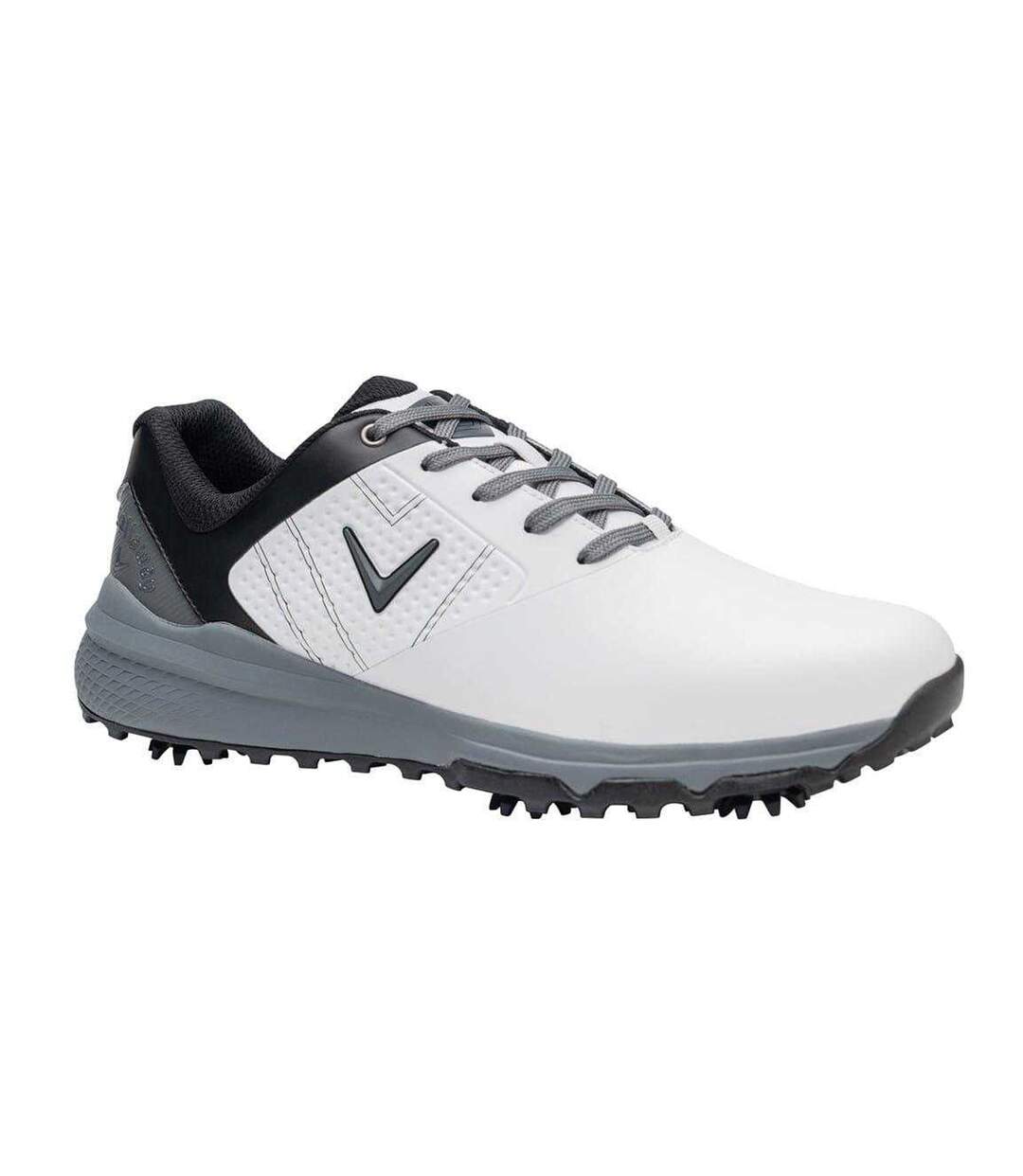 Mens Cheviot Leather Golf Golf Shoes White Blue Callaway-4