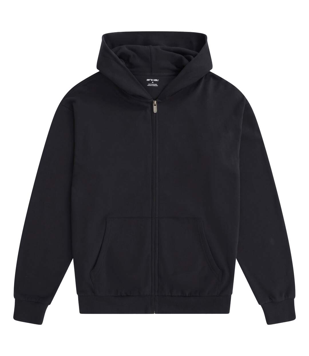 Mens icon logo full zip hoodie black camo Animal-1