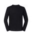 Mens iconic 195 premium ringspun cotton long-sleeved t-shirt black Fruit of the Loom