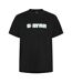 Mens Script Regular T-shirt Dark Black G-Star-1